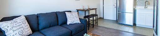 Living Room and dining area at The Vistas Apartments
