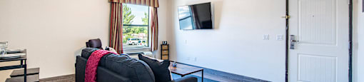 Living Room at The Vistas Apartments