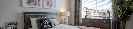 Master Bedroom at San Stefano Townhomes