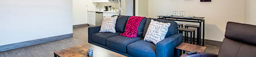 Open concept layout at The Vistas Apartments