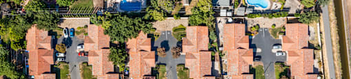 an aerial view of Oak Grove Terrace 94518, California, Oak Grove Rd, Concord