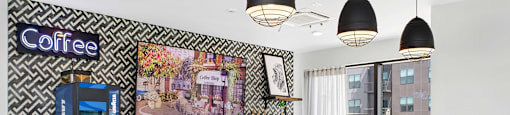 Resident lounge with bar 