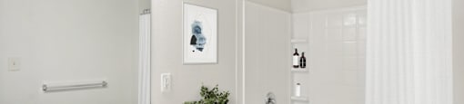 furnished bathroom