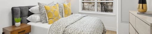 Furnished bedroom 