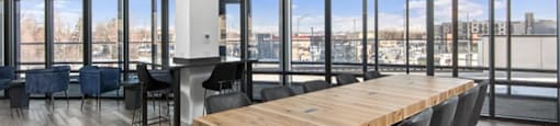 Expansive clubroom