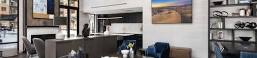 Resident lounge with seating area