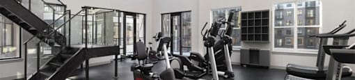 2-story fitness center