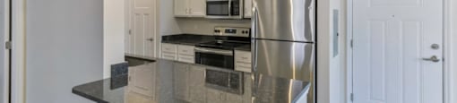 Ashland Farms Kitchen with Stainless Steel Appliances, Built-in Microwave, and Ample Counterspace