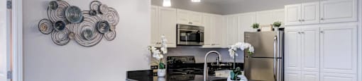 Dining Table with Kitchen Area in background