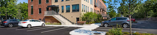 The Wyeth - Apartment Facade and Open Parking