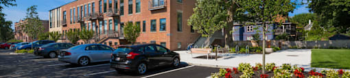 The Wyeth - Apartment Facade and Open Parking