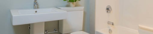The Wyeth - Bathroom with Bathtub and Vanity