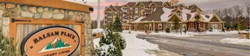 Entrance in winter