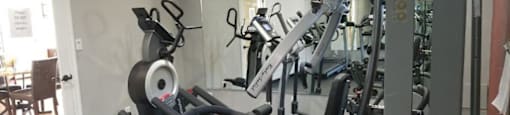 Fitness Center With Modern Equipment at Citrus Gardens Apartments, California, 92335