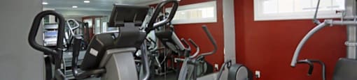 Fitness Center Strength and Conditioning Equipment at Citrus Gardens Apartments, Fontana, CA