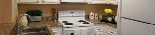 Gas Range Offered at Citrus Gardens Apartments, Fontana, California