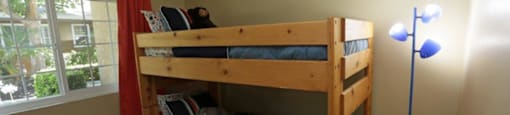 Comfortable Small Bedroom at Citrus Gardens Apartments, Fontana, CA, 92335