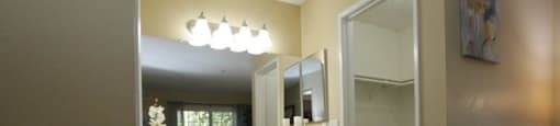Designer Bathroom Suites at Citrus Gardens Apartments, Fontana, CA, 92335