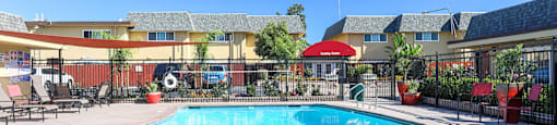 Glimmering Pool at Dover Park Apartments, Fairfield, CA