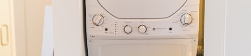 The Duncan in-unit washer and dryer