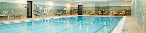 The Duncan indoor pool with swimming lanes