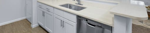 2 BED - 1 BATH | Kitchen at Town Walk at Hamden Hills, Connecticut