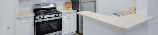 Appliances in kitchen at Town Walk at Hamden Hills, Hamden