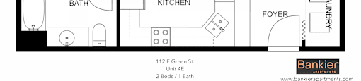 a floor plan of a room with a bedroom and a living room