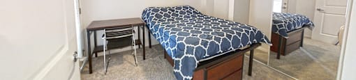 Bedroom, Desk, Dressers