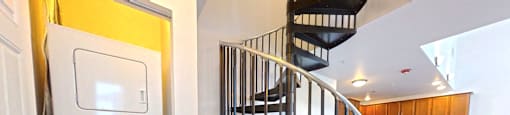 Apt# 1404 spiral staircase