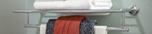 The Byway | Model #105 The Finest Details - Additional Towel Storage in Bathroom