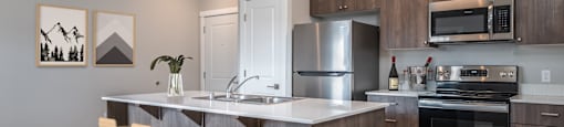 One Bedroom Kitchen
