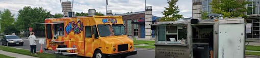 Food trucks at Enclave Apartments, Henderson, Colorado
