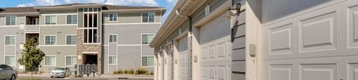 Garage at the apartments at Enclave Apartments, Colorado, 80640