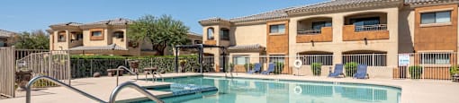 Resort Style Pool at Sereno Townhomes, Arizona, 85302