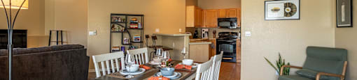 Elegant Dining Space at Sereno Townhomes, Glendale, Arizona