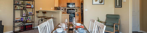 Dining Room at Sereno Townhomes, Glendale, AZ