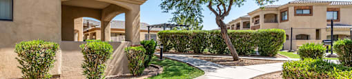 Walking Path at Sereno Townhomes, Glendale, AZ, 85302