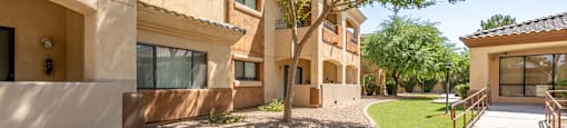 Open Courtyard at Sereno Townhomes, Glendale, 85302