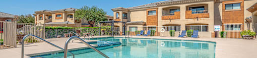 A Swimming Pool at Sereno Townhomes, Glendale, AZ, 85302