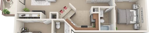 Canterbury Floor Plan at Sereno Townhomes, Glendale, Arizona