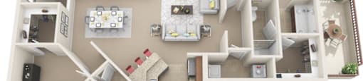 Essex Floor Plan at Sereno Townhomes, Arizona
