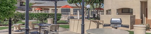 Outdoor Grill And Patio at Sereno Townhomes, Glendale, Arizona