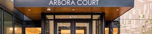 Entrance at Arbora Court, Seattle