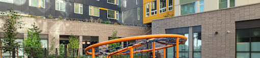 Play area outdoor at Cedar Crossing, Seattle, WA, 98115