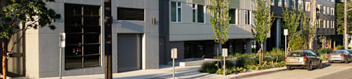 Street side at Cedar Crossing, Seattle, WA