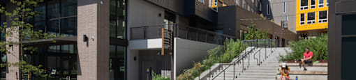 exterior area building at Cedar Crossing, Seattle