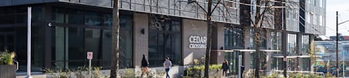 Outside building at Cedar Crossing, Washington
