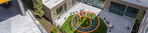 Aerial at Cedar Crossing, Seattle, WA, 98115