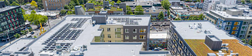 Top view at Cedar Crossing, Seattle, WA